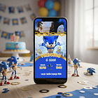 Convite Digital Animado Sonic   Azul 5