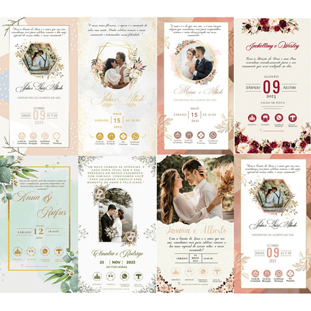 Convite Casamento  Interativo Whatsapp Cerejeira 109 2