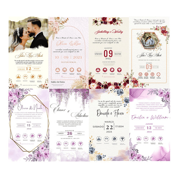 Convite Casamento  Interativo Whatsapp Cerejeira 109 3