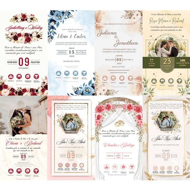 Convite Casamento  Interativo Whatsapp Cerejeira 109 4