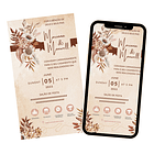 Convite Para Casamento Interativo Digital Sem Foto 6