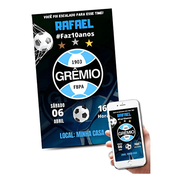 Convite Digital  Grêmio, Inter, Times Envio  N/a 1