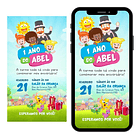 Convite Digital  Infantil Mundo Bita 42 1