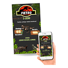 Convite Digital Jurassic World Com Animados Verde 2