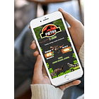 Convite Digital Jurassic World Com Animados Verde 4