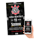 Convite Digital Corinthians Com Hino   Preto 1