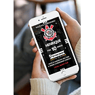 Convite Digital Corinthians Com Hino   Preto 3