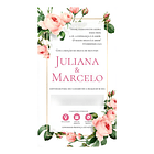 Convite Digital Interativo De Casamento Floral Rosa 2