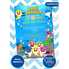 Convite Digital Baby Shark Animados 2