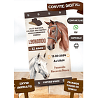 Convite Digital Boiadeiro Cowboy   Marrom 2