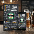 Convite Digital Interativo Chalkboard Boteco 5