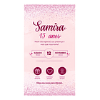 Convite Digital Interativo  15 Anos Rose Gold 6