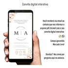 Kit Convite Digital Interativo Floral Rosé + Save The Date 6