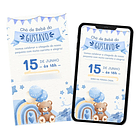 Convite Digital Interativo  Chá Revelação E De Fralda 5