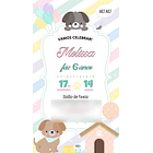 Convite Digital Cachorrinhos 3