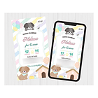 Convite Digital Cachorrinhos 4