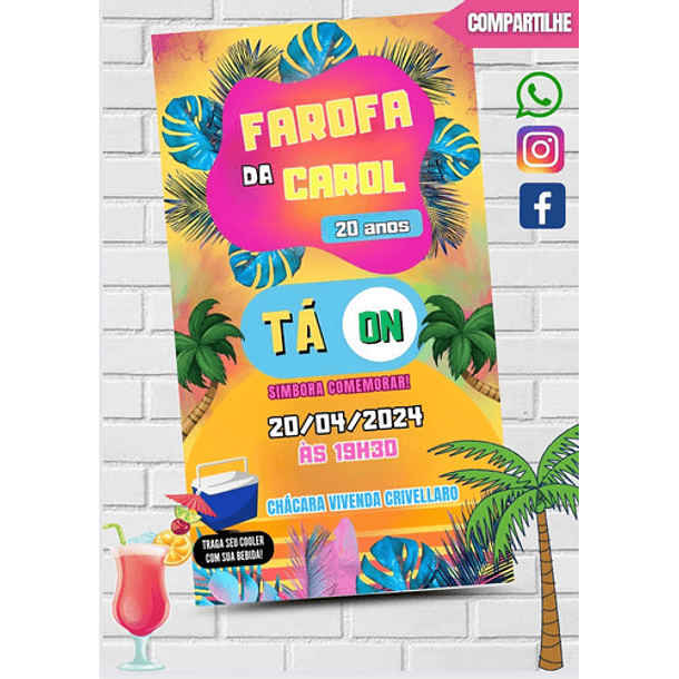 Convite Digital Farofa 2