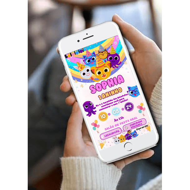 Convite Interativo Bolofofos 4