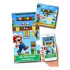 Convite + Save The Date Super Mario Bros 2
