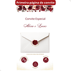 Convite Casamento Digital Interativo Floral Marsala 3