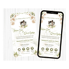 Convite Digital Interativo Casamento Com Botões E Foto 3