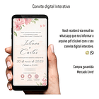 Convite Casamento Digital Floral 6