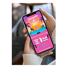 Convite Digital Tardezinha    Rosa-chiclete 4