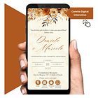 Convite De Casamento Digital Interativo Terracota Terracota 5
