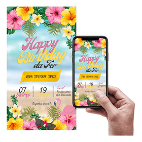 Convite  Digital  Tropical