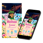 Convite Animado Lilo E Stitch 1