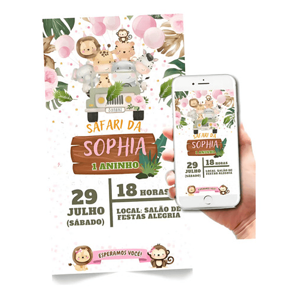 Convite Digital Safari    N/a 1