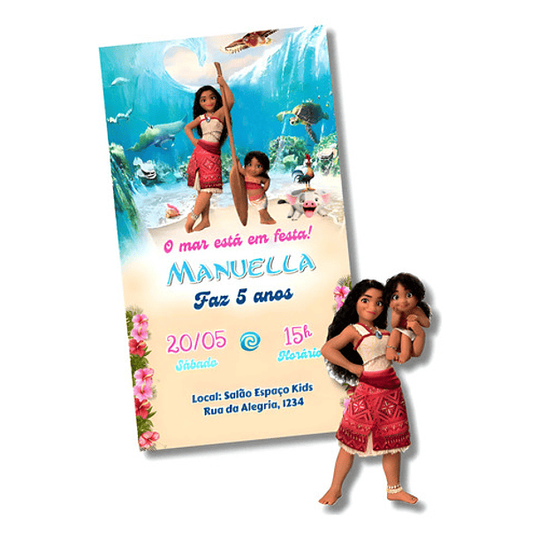 Convite Digital Moana 1