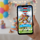 Convite Digital Interativo Patrulha Canina Virtual Whatsapp 1