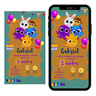 Convite Digital Interativo Temas Variados 2026 2