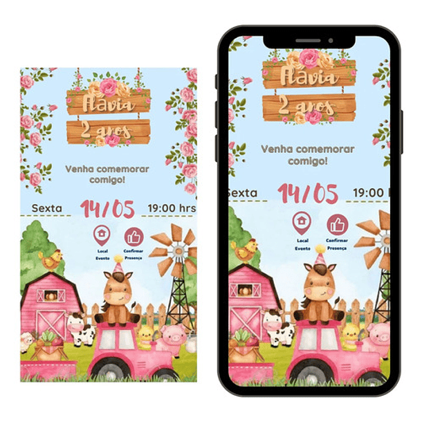 Convite Digital Interativo Temas Variados 2026 9