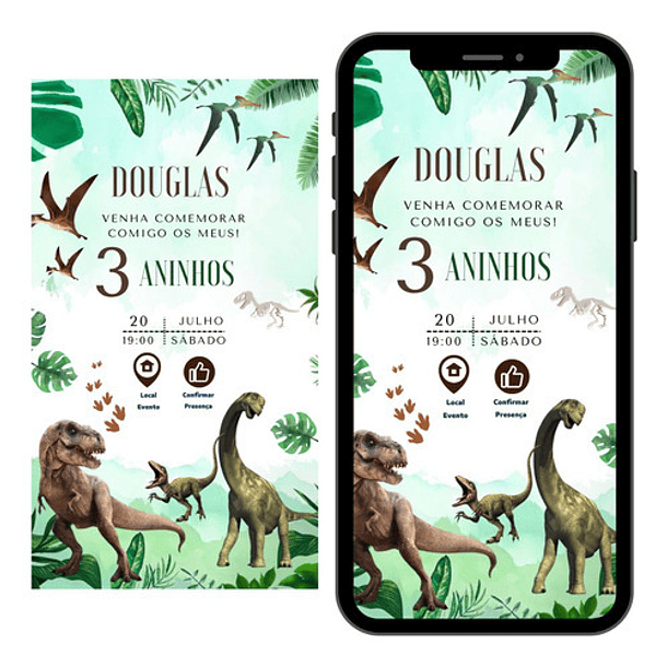 Convite Digital Interativo Temas Variados 2026 15