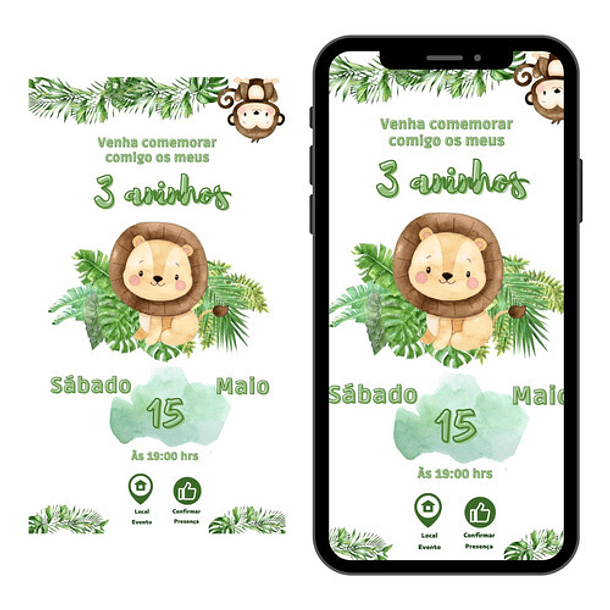 Convite Digital Interativo Temas Variados 2026 24