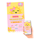 Convite Digital Raio De Sol  Amarelo 1