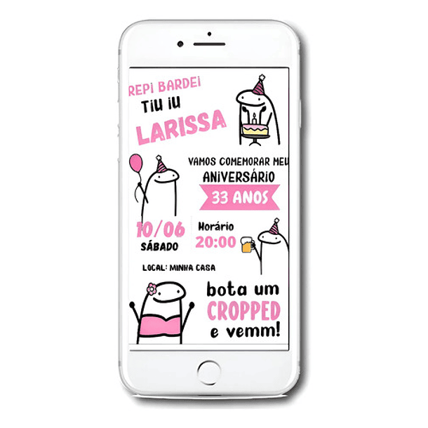 Convite Digital Divertido Flork Bento Cake   Flork 4