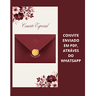 Convite Digital Envio Em 24h Interativo Casamento Marsala 5