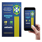 Convite Digital Futebol Brasil Animado Ou Interativo  1
