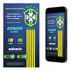 Convite Digital Futebol Brasil Animado Ou Interativo  3