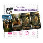 Convite Digital Animado Jurassic Park Dinossauros 2