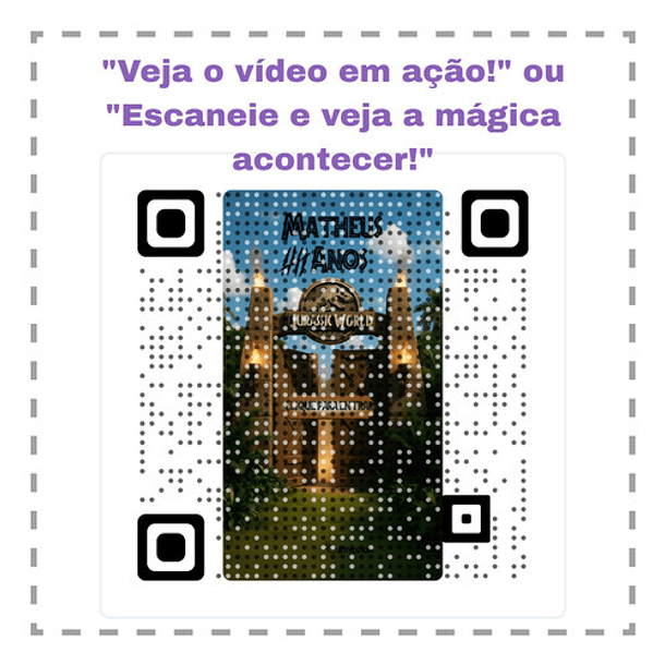 Convite Digital Animado Jurassic Park Dinossauros 5