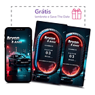 Convite Animado Velozes E Furiosos Cinza-escuro 6