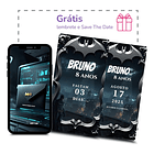 Convite Batman Animado Interativo  Infantil  Preto 5