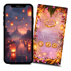 Convite Digital Animado 15 Anos Rapunzel Interativo  Rosa 1