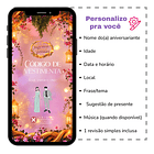 Convite Digital Animado 15 Anos Rapunzel Interativo  Rosa 3