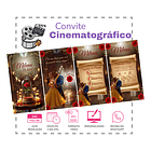 Convite Digital 15 Anos Bela E A Fera Vídeo Animado Vermelho 3