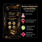 Convite Cinematográfico Interativo 15 Anos Preto 4